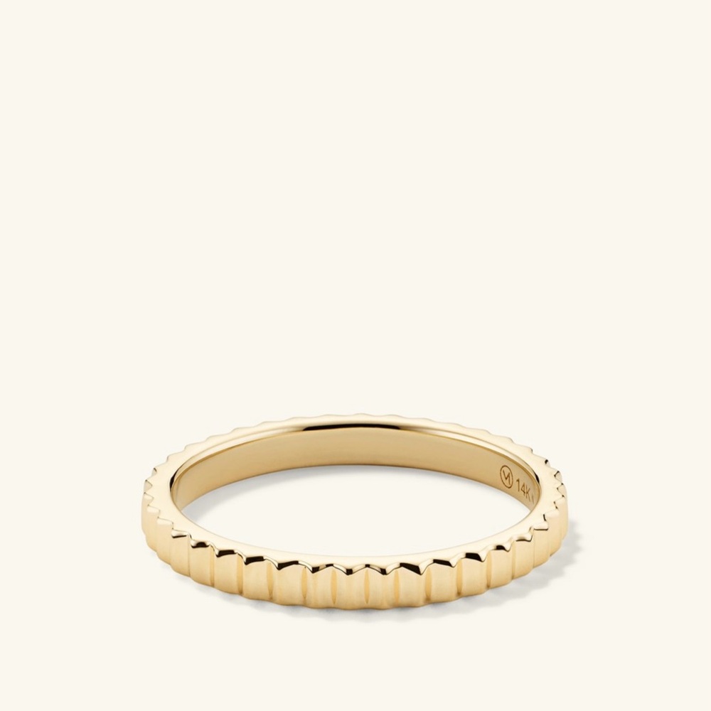 14K MEJURI GOLD
Eternity Line Band Ring